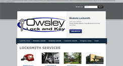 Desktop Screenshot of owsleylockandkey.net