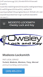 Mobile Screenshot of owsleylockandkey.net